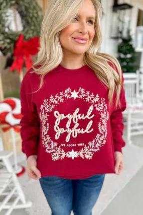 Joyful Joyful Long Sleeve Sweatshirt Top *FINAL SALE*