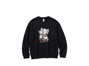KAWS x Uniqlo Longsleeve Sweatshirt Black (Asia Sizing)