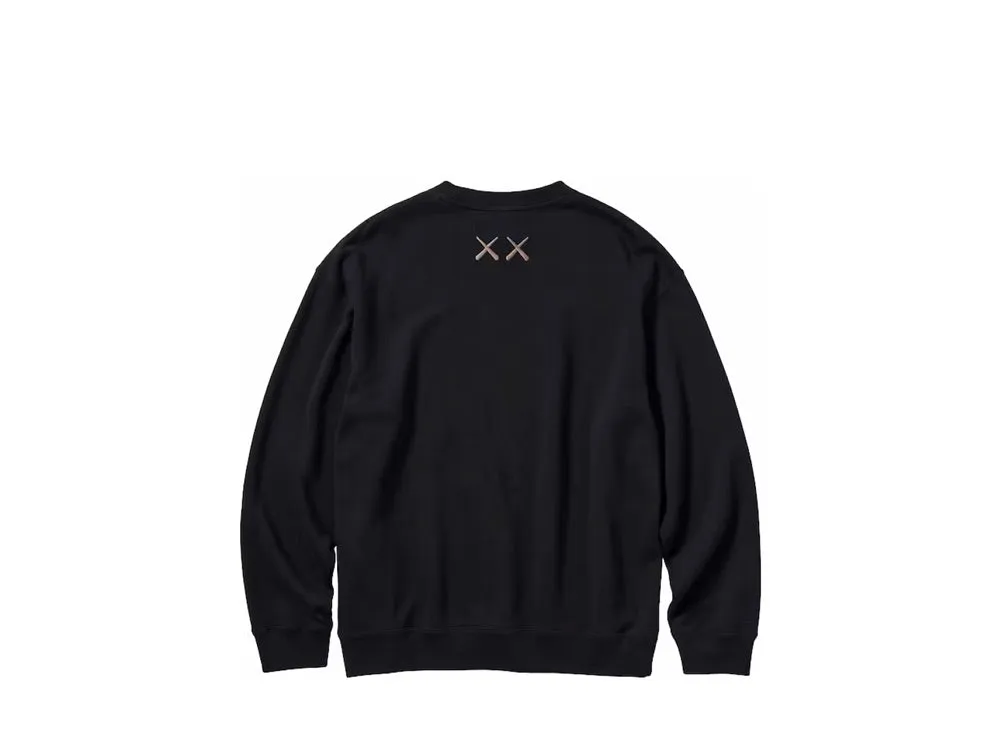 KAWS x Uniqlo Longsleeve Sweatshirt Black (Asia Sizing)