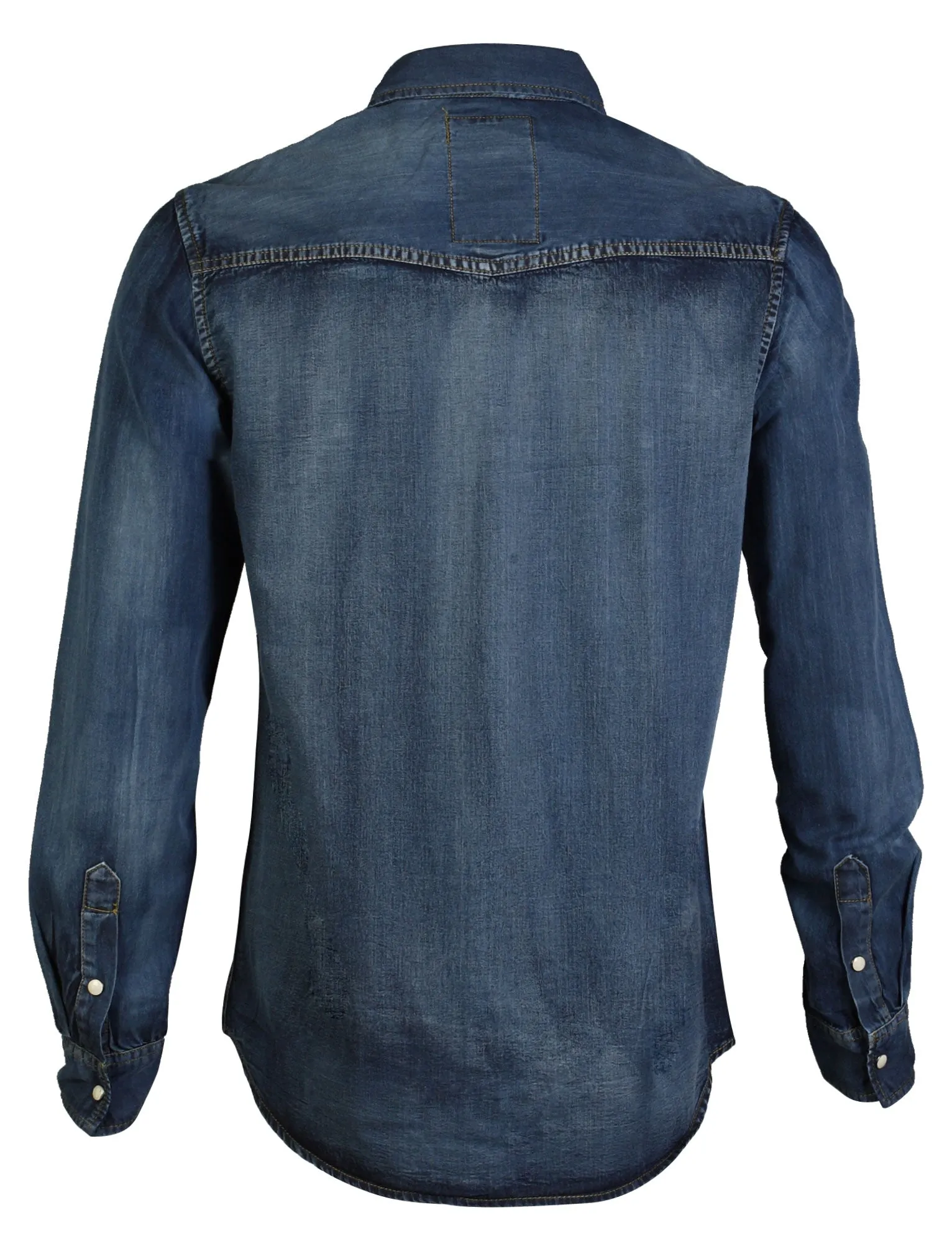 Keitel Brush Rubbed Denim Shirt