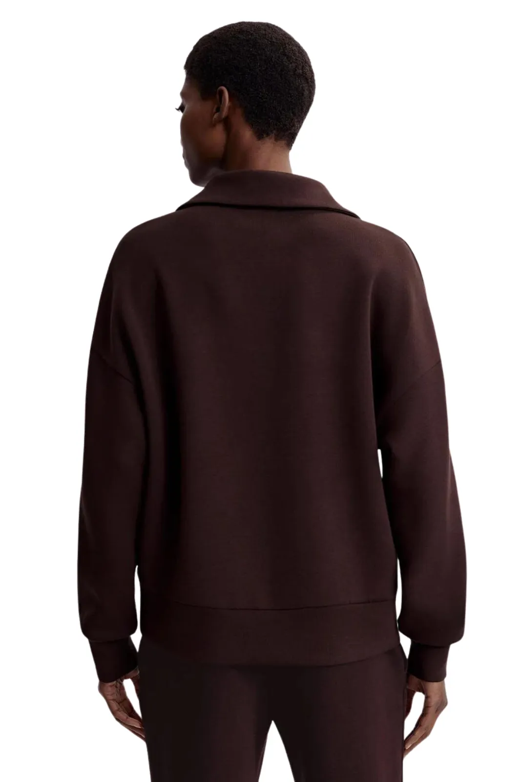 Keller Half Zip, Coffee Bean