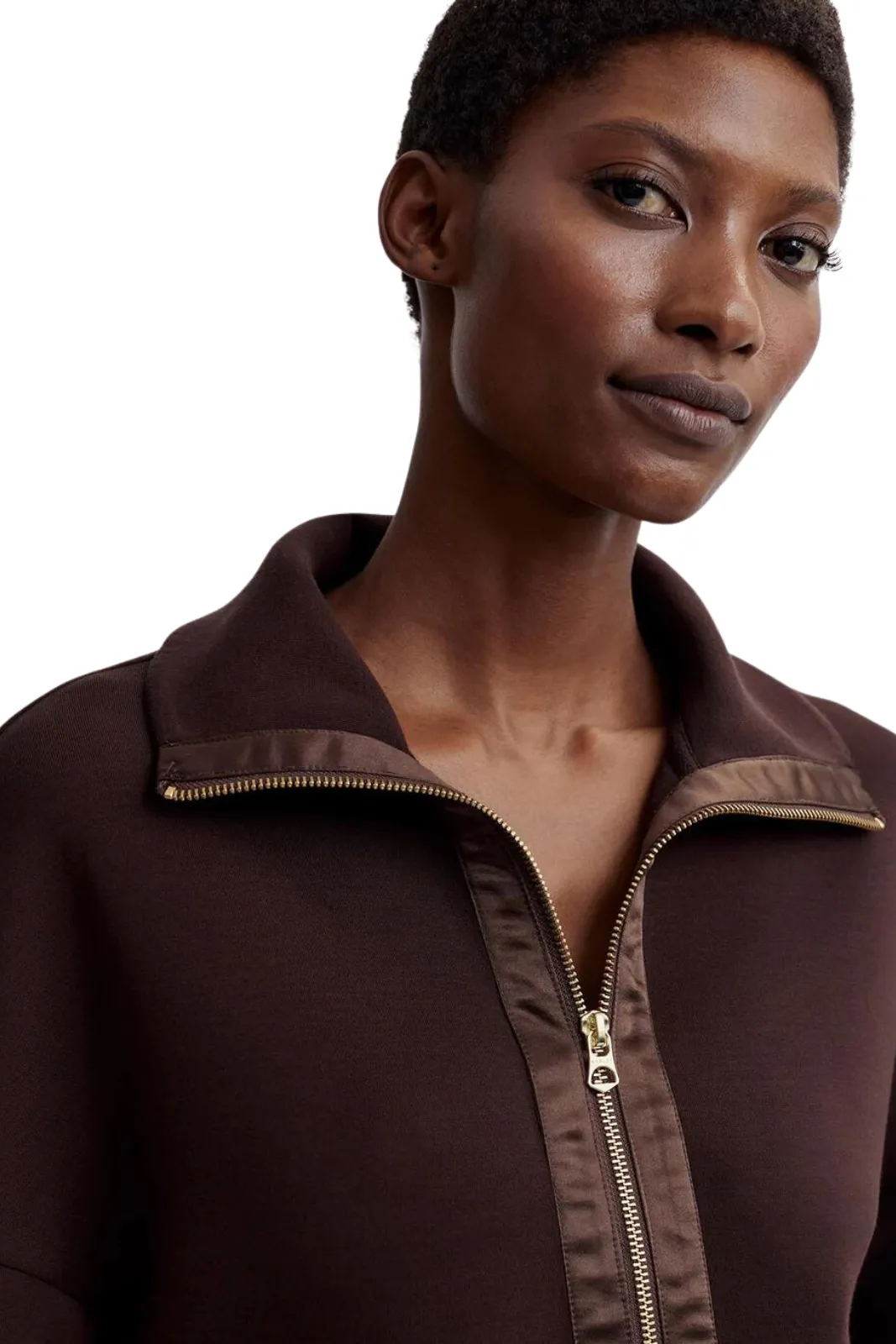 Keller Half Zip, Coffee Bean