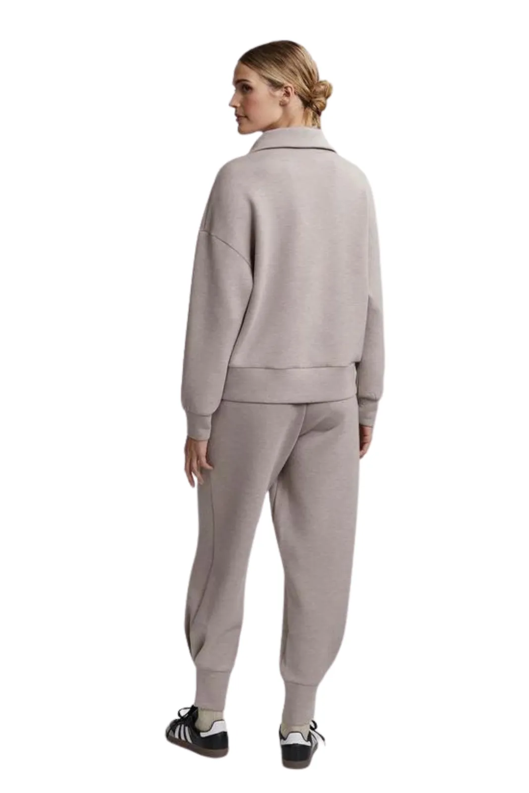 Keller Half Zip, Taupe Marl