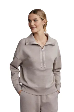 Keller Half Zip, Taupe Marl