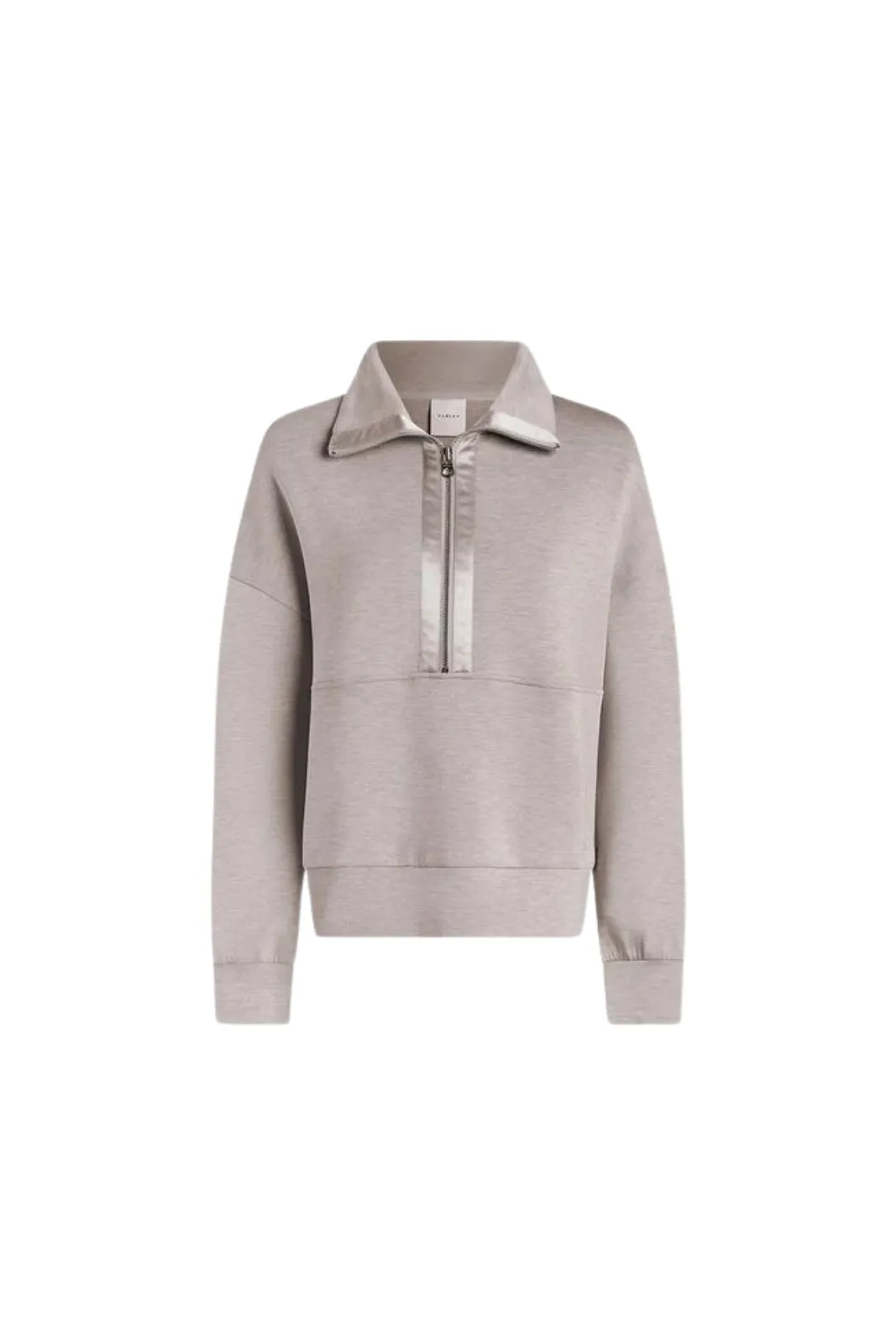 Keller Half Zip, Taupe Marl