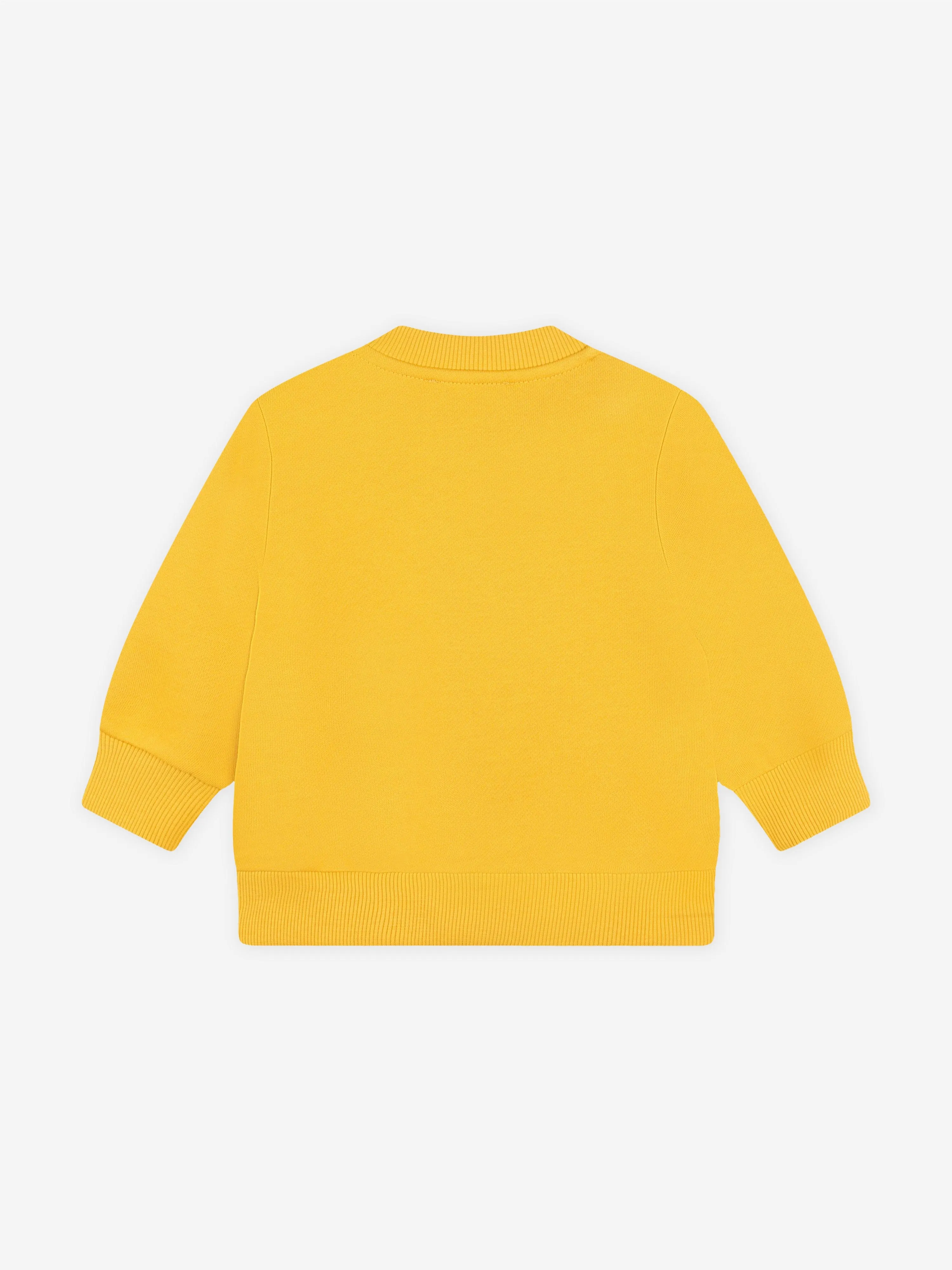 KENZO Baby Boys Tiger Logo Sweatshirt in Yellow