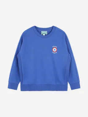 KENZO Boys Logo Sweatshirt in Blue
