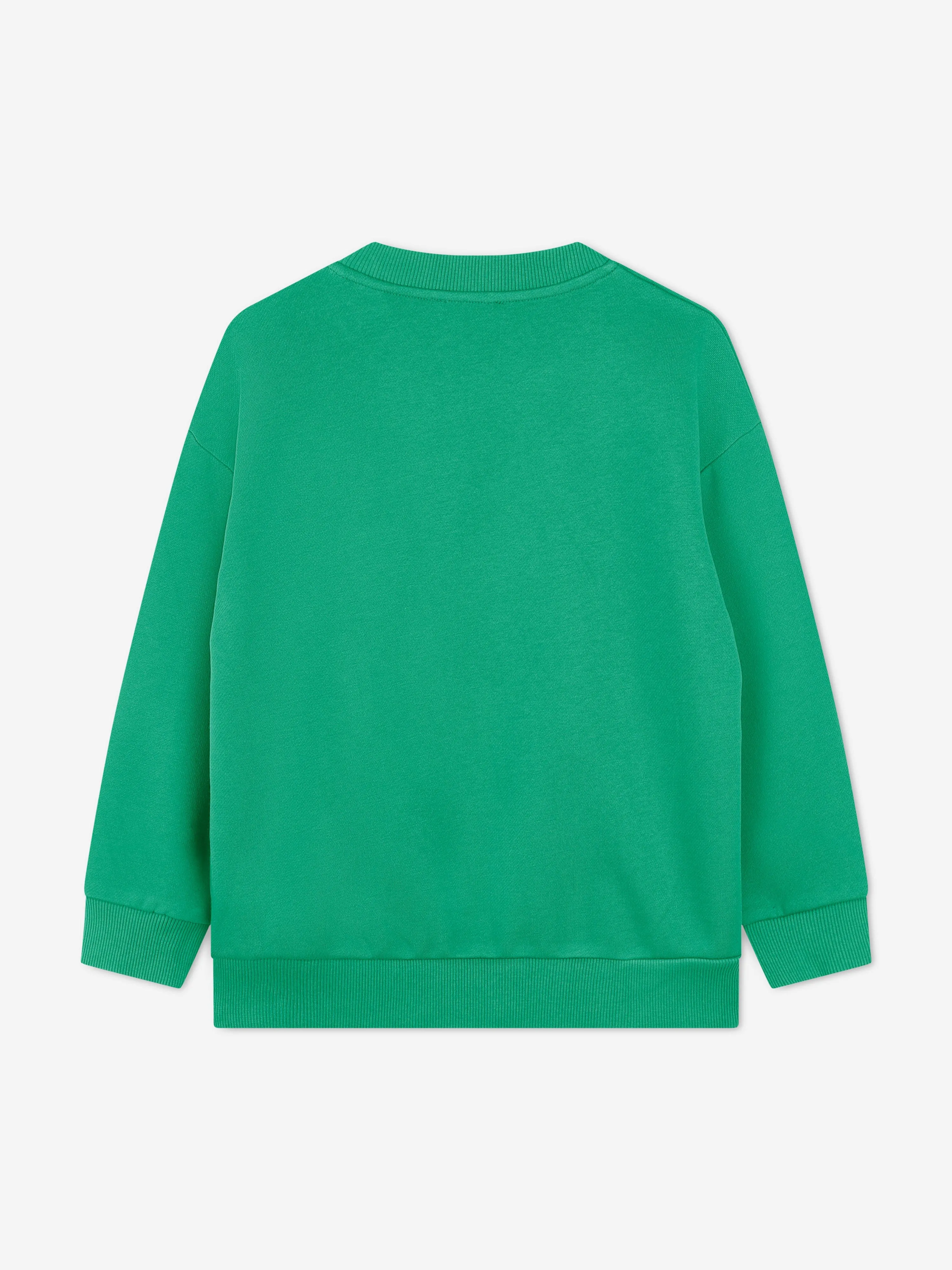 KENZO Boys Tiger Logo Sweatshirt in Green