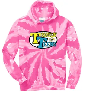 Kids After Hours Tie-Dyed Hooded Sweatshirt - Travelin Teens