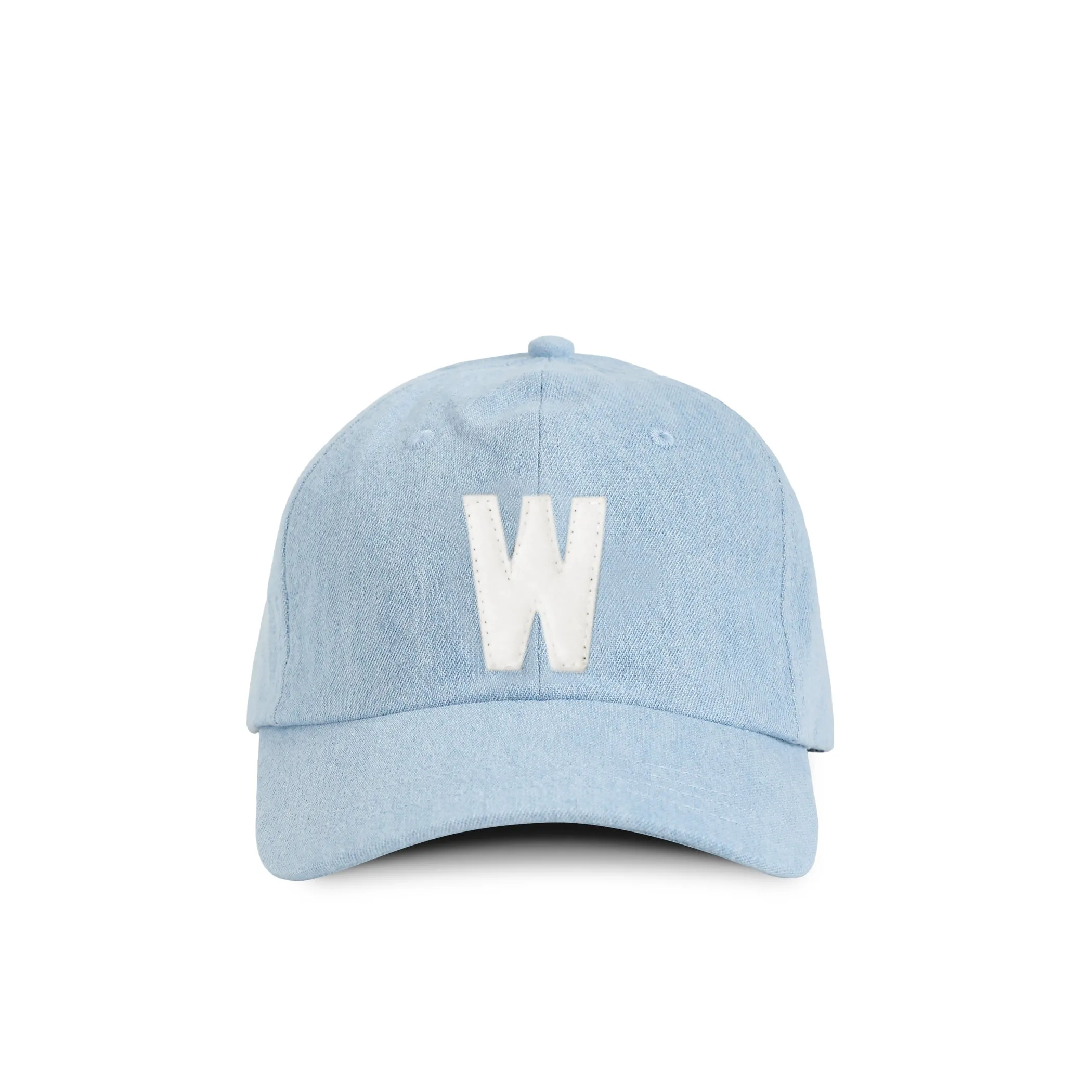Kids Letter W Baseball Hat Denim