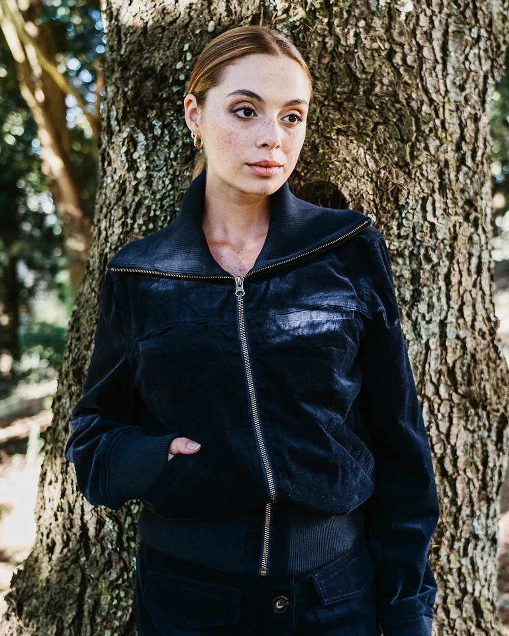 Kinsley Bomber Jacket - Navy