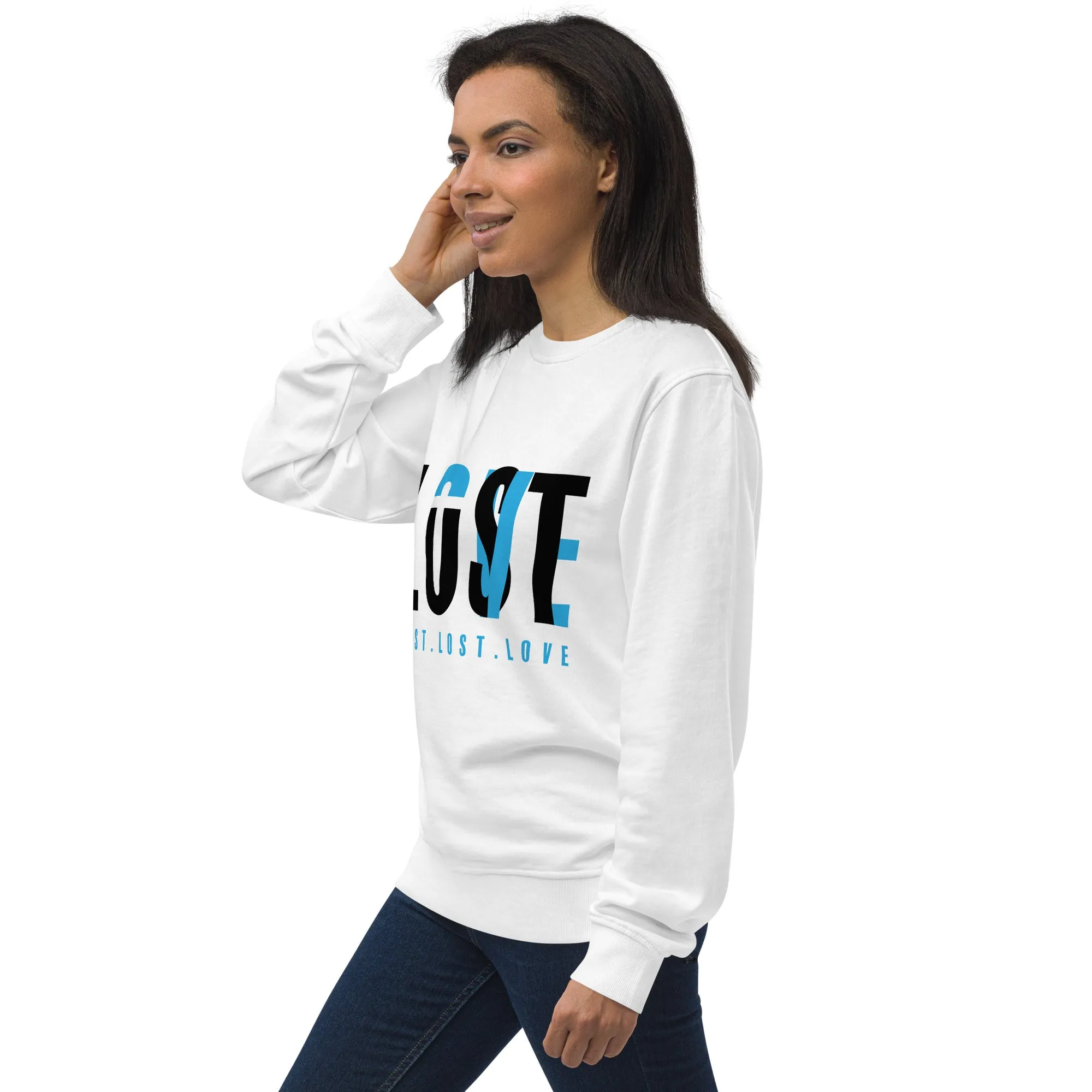 L3 Typography Graphic Women Organic Sweatshirt