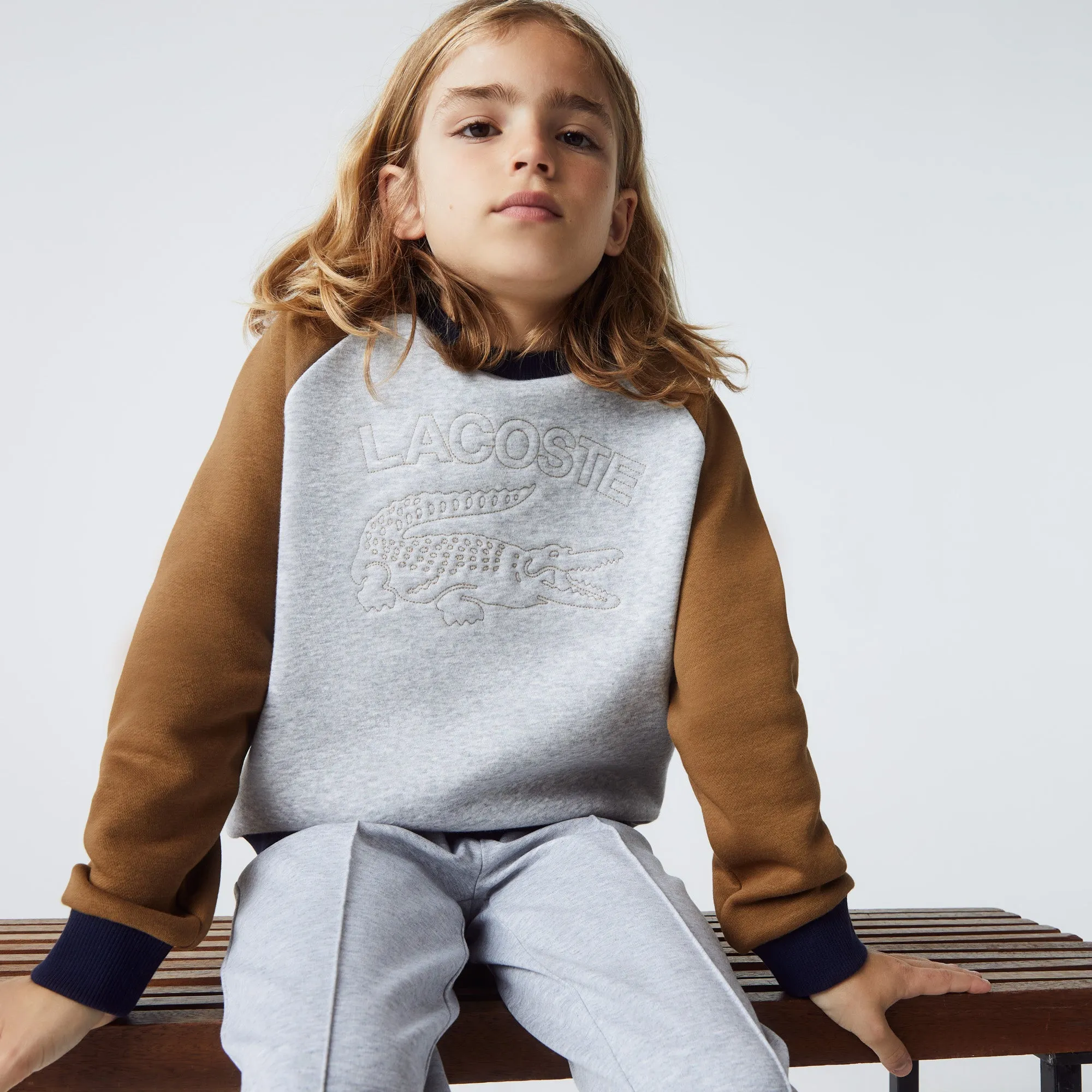Lacoste SJ9818 Boys Col Block Sweat