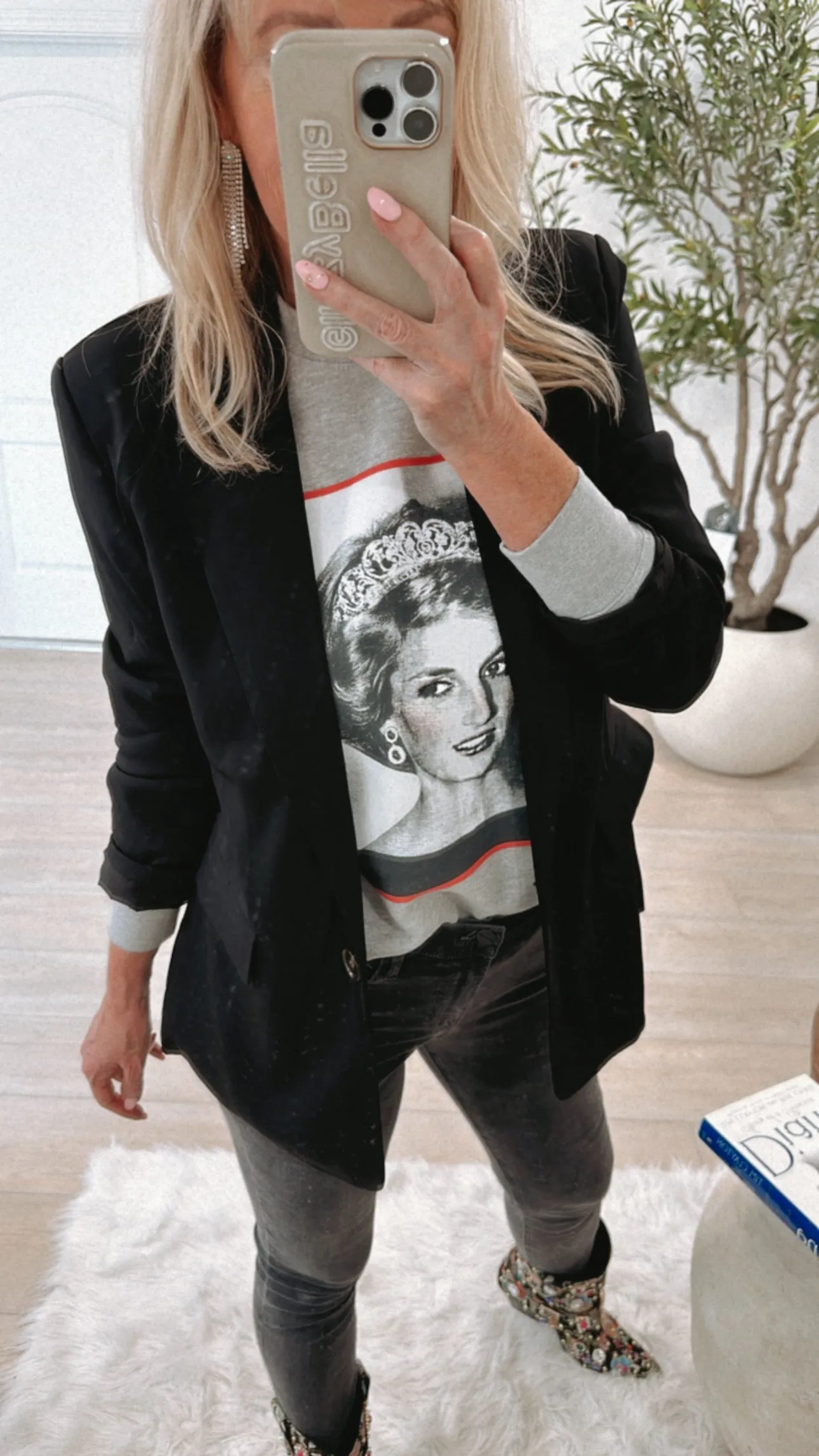 “Lady Di” Oversized Sweatshirt in 3 colors, size S-XL!
