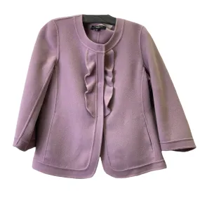 Lavender Jacket Fleece By Talbots, Size: Petite  Medium