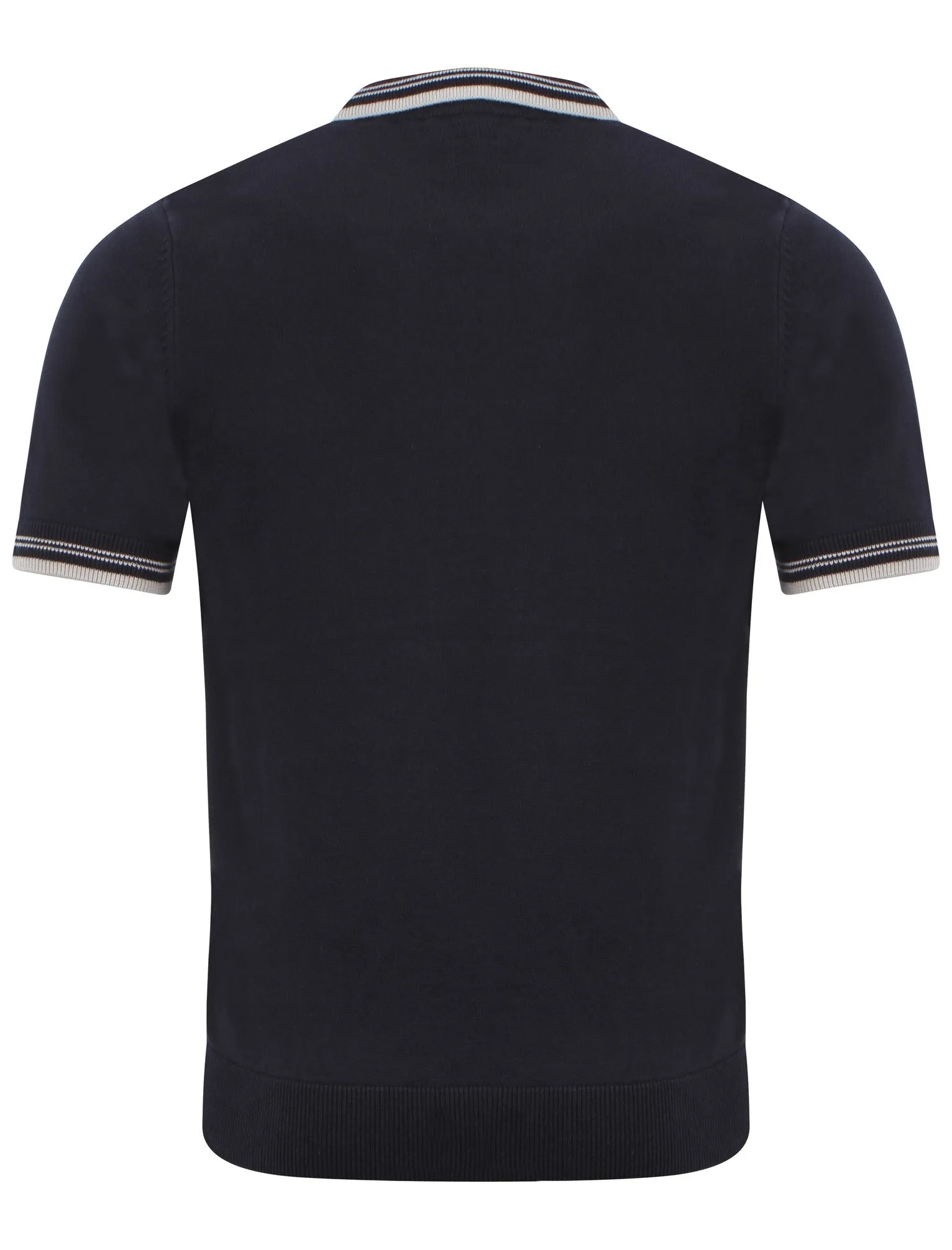 Le Shark Parker Navy Knitted Polo