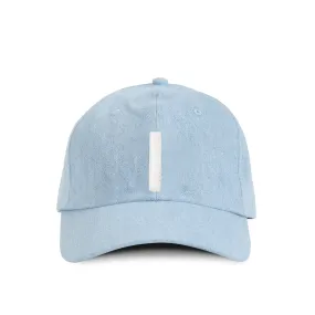 Letter I Baseball Hat Denim