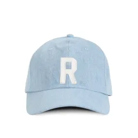 Letter R Baseball Hat Denim
