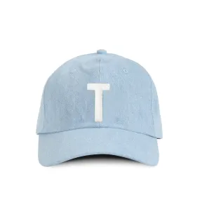 Letter T Baseball Hat Denim