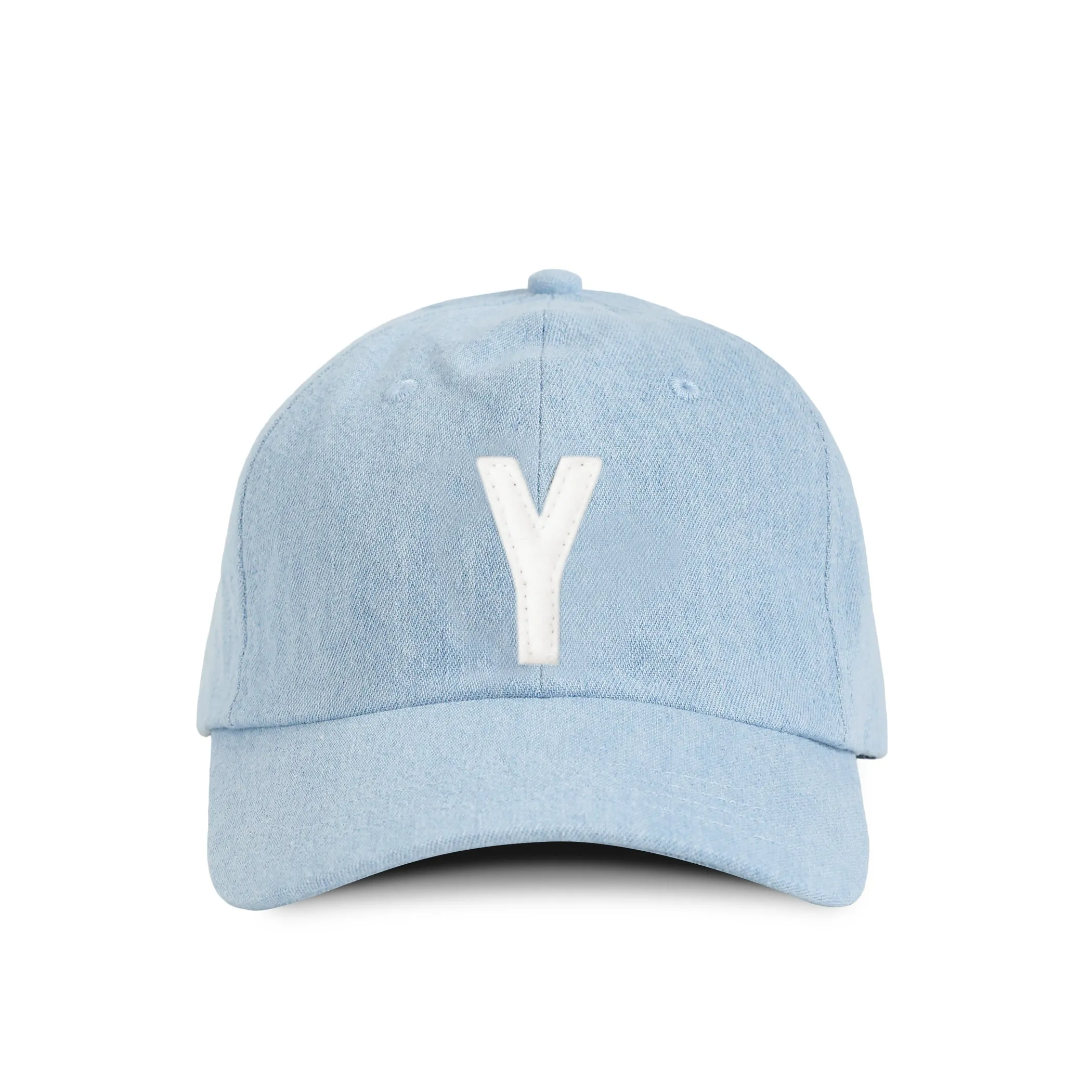 Letter Y Baseball Hat Denim