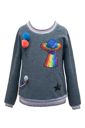 Little Girls UFO Sweatshirt