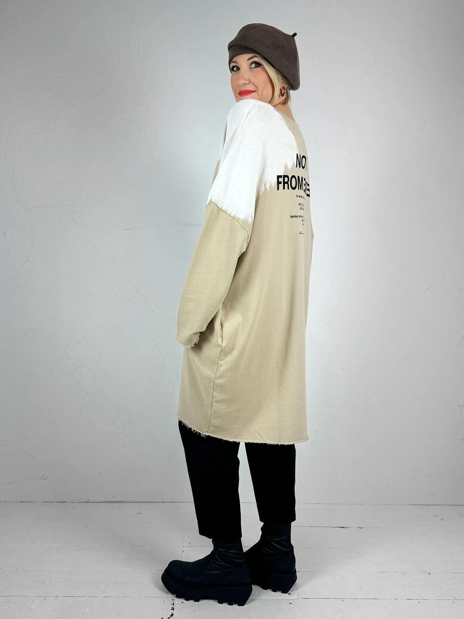 Liv Bergen L.A Bleached Oversized Sweater- 2 Colours