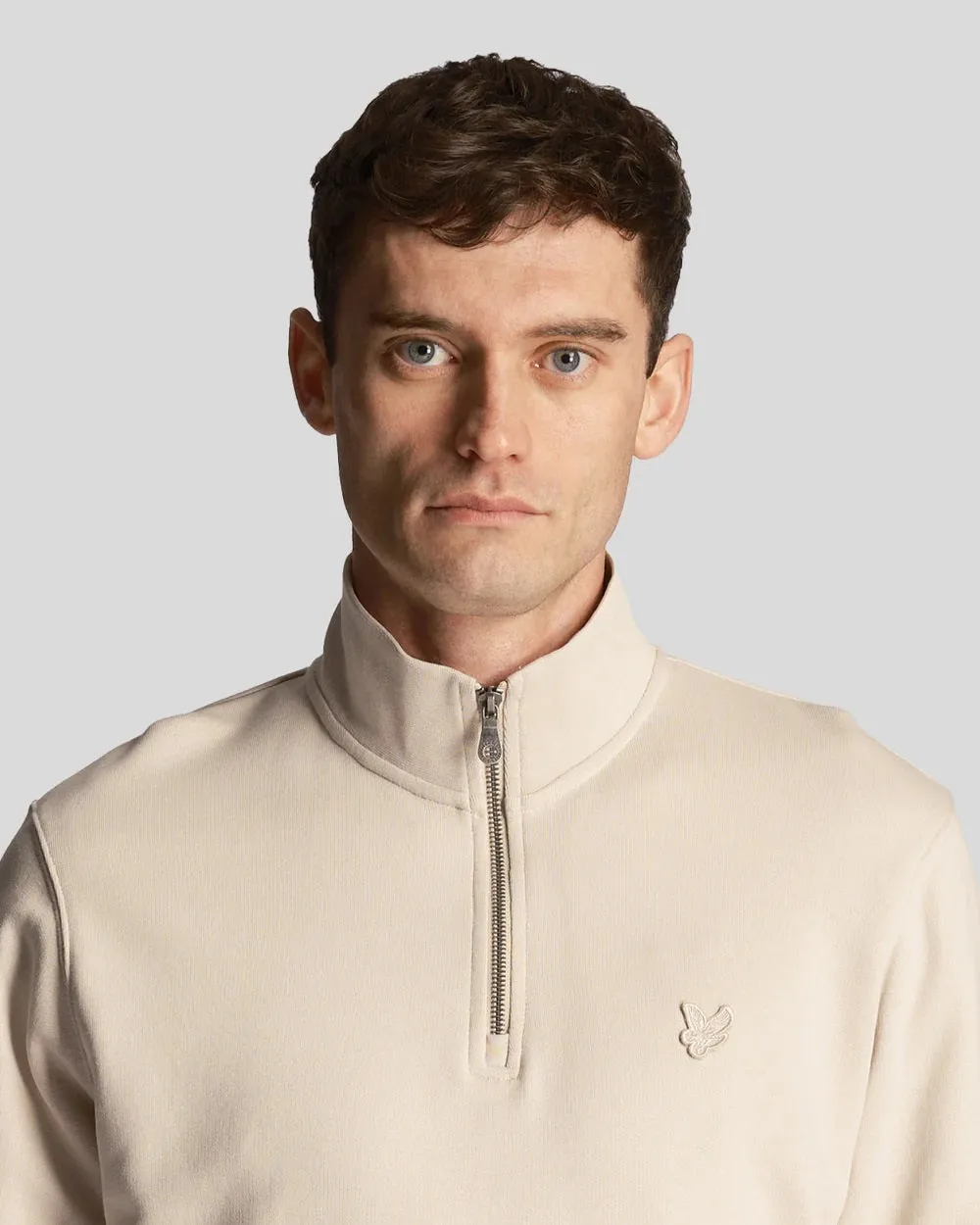 Lyle & Scott Tonal 1/4 Zip Sweat