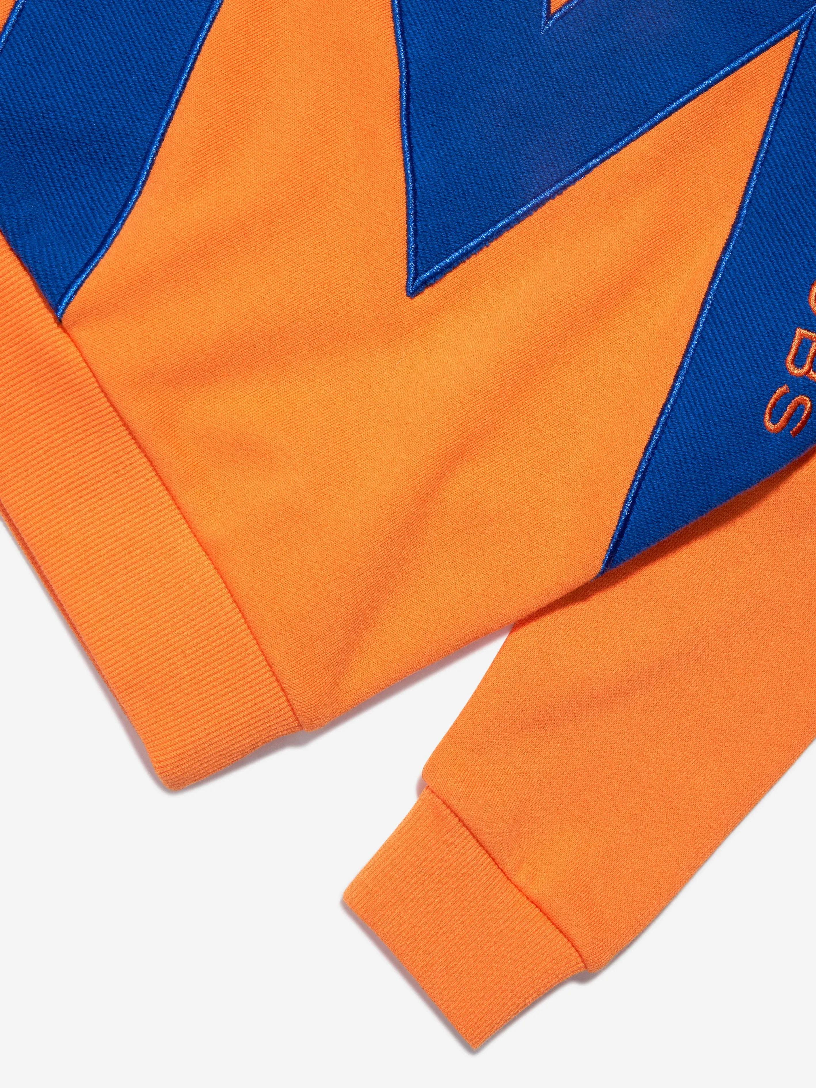 MARC JACOBS Boys Logo Sweatshirt in Orange