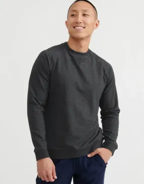 Men's Fleece Sweatshirt- Charcoal