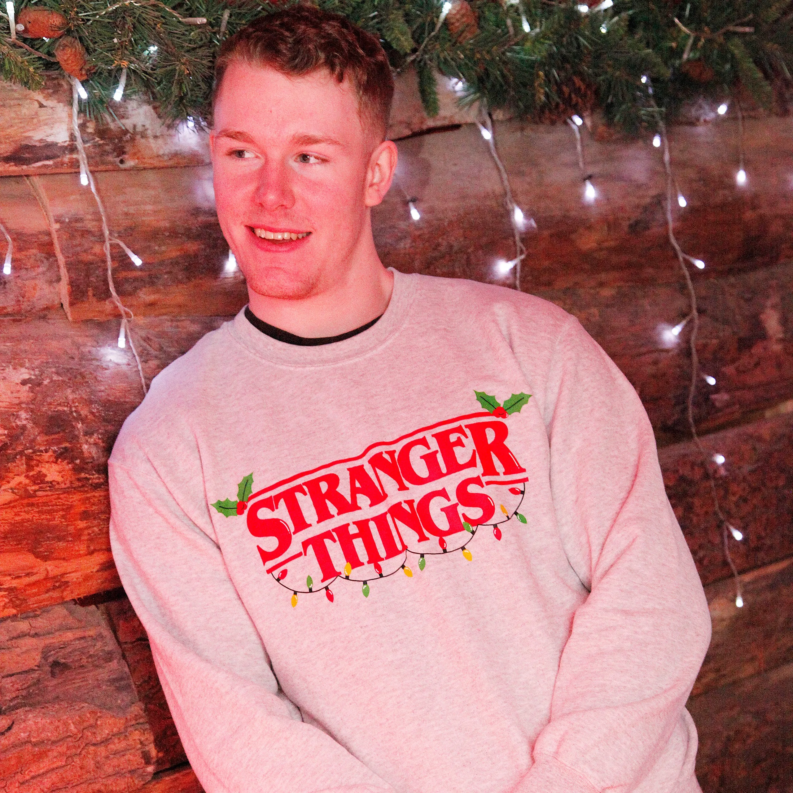 Mens Stranger Things Christmas Sweatshirt
