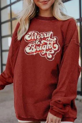 Merry & Bright Sequin Sweatshirt