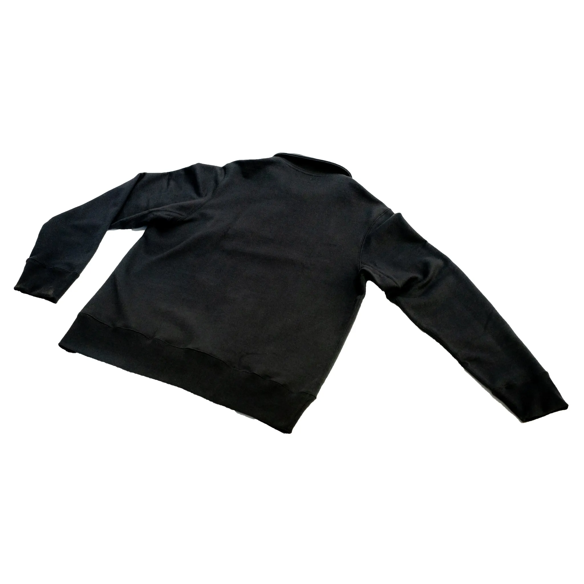 Merz b. Schwanen 342Z Loopwheeled Half Zip Sweatshirt Charcoal