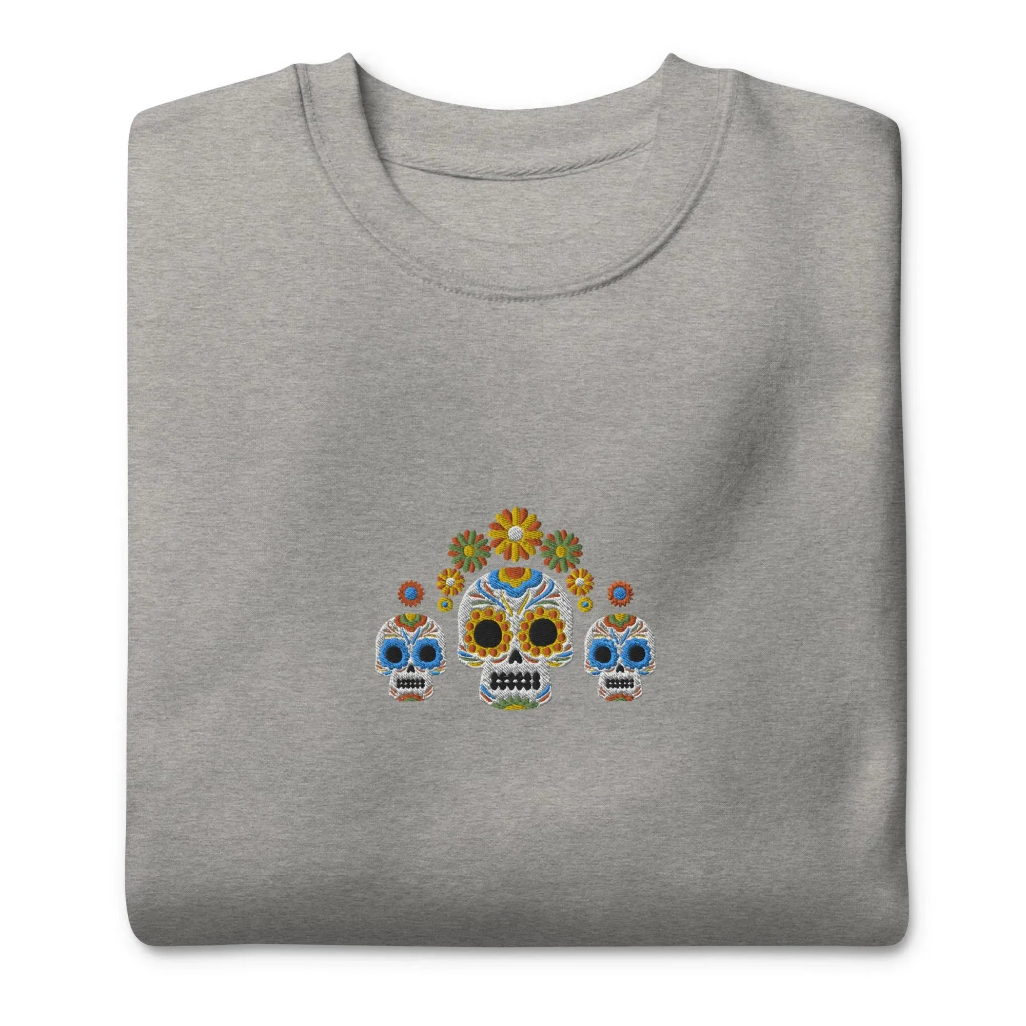 Mexican Day of the Dead Sweatshirt - Embroidered