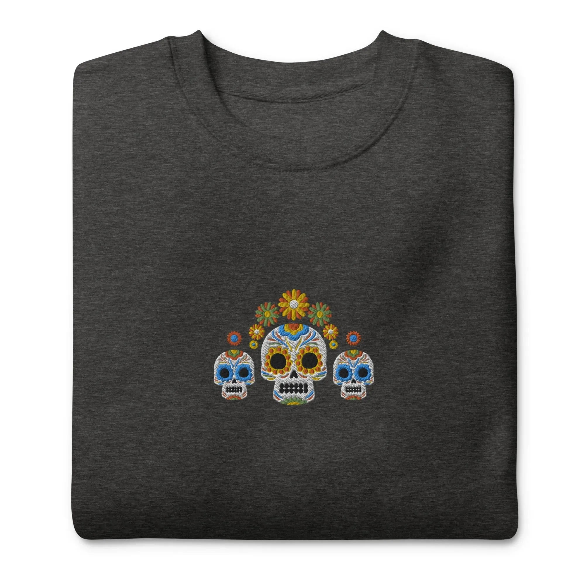 Mexican Day of the Dead Sweatshirt - Embroidered