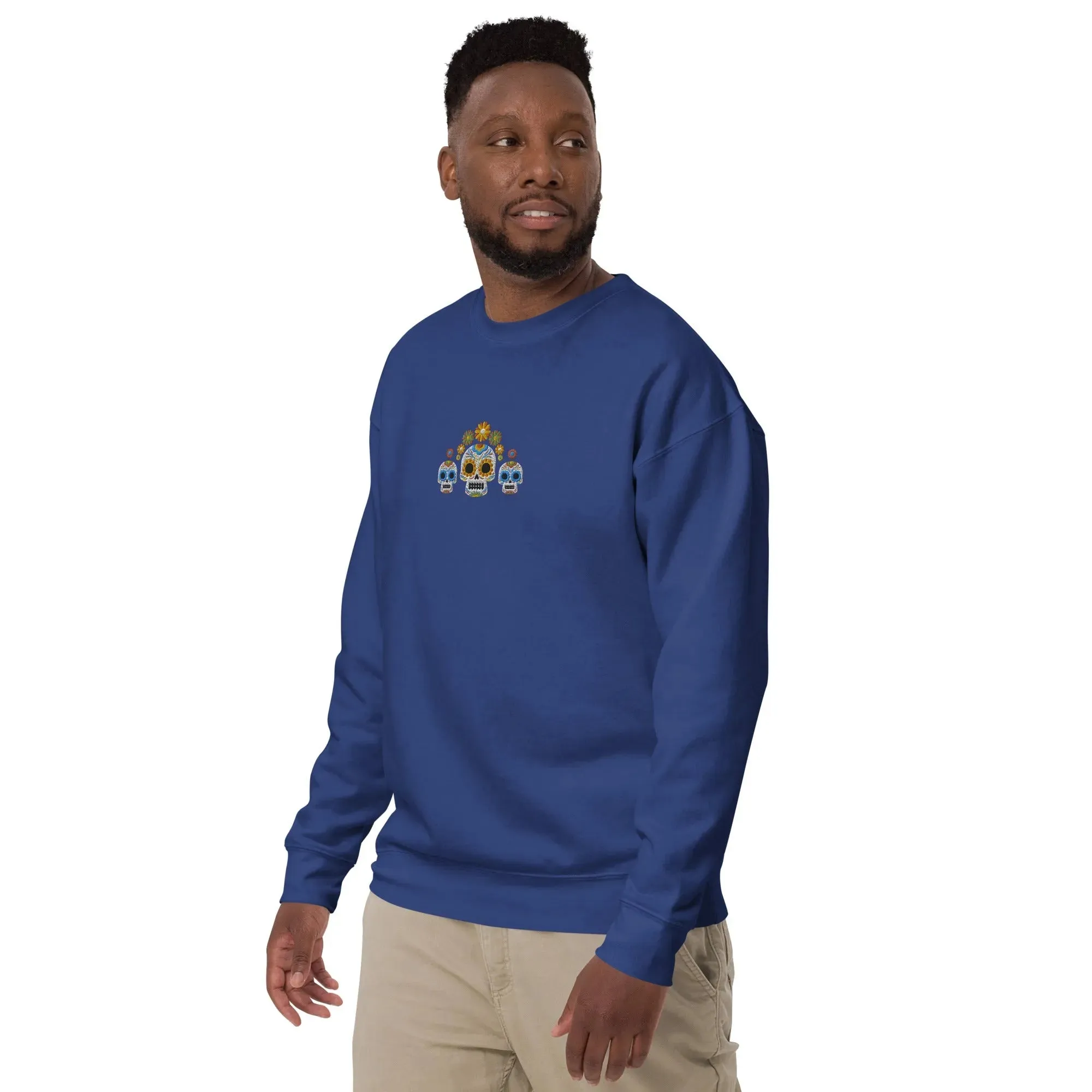 Mexican Day of the Dead Sweatshirt - Embroidered