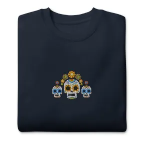 Mexican Day of the Dead Sweatshirt - Embroidered