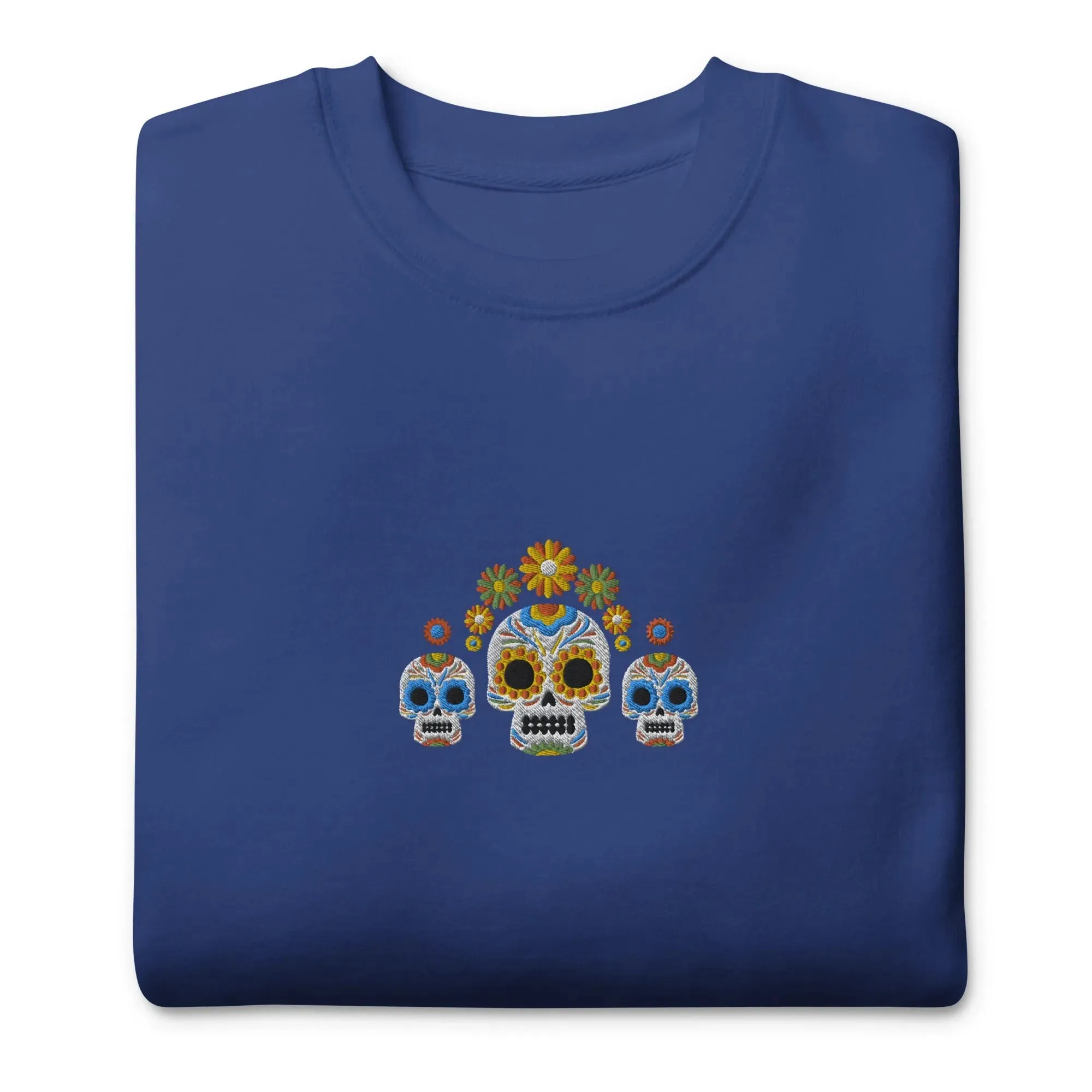 Mexican Day of the Dead Sweatshirt - Embroidered