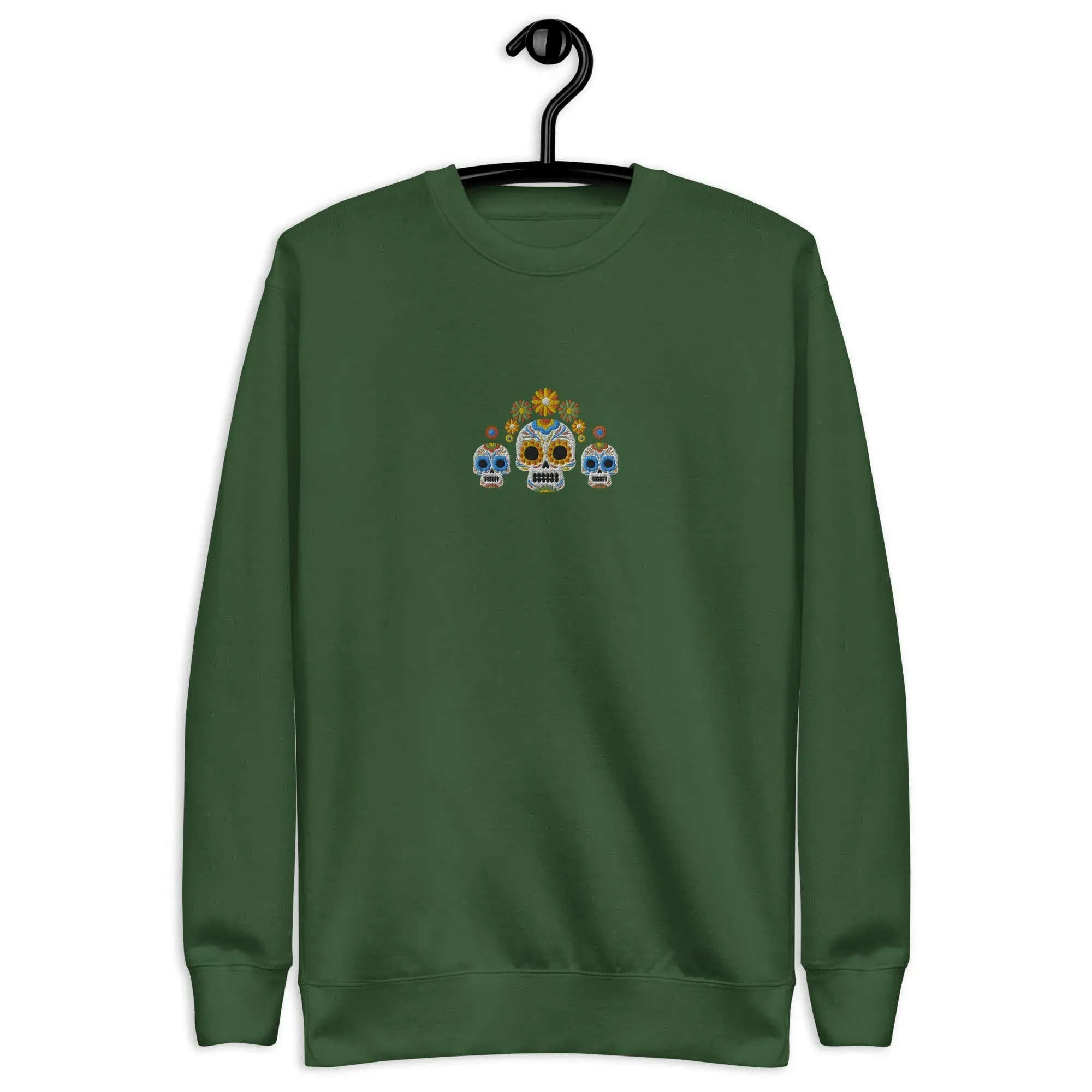Mexican Day of the Dead Sweatshirt - Embroidered