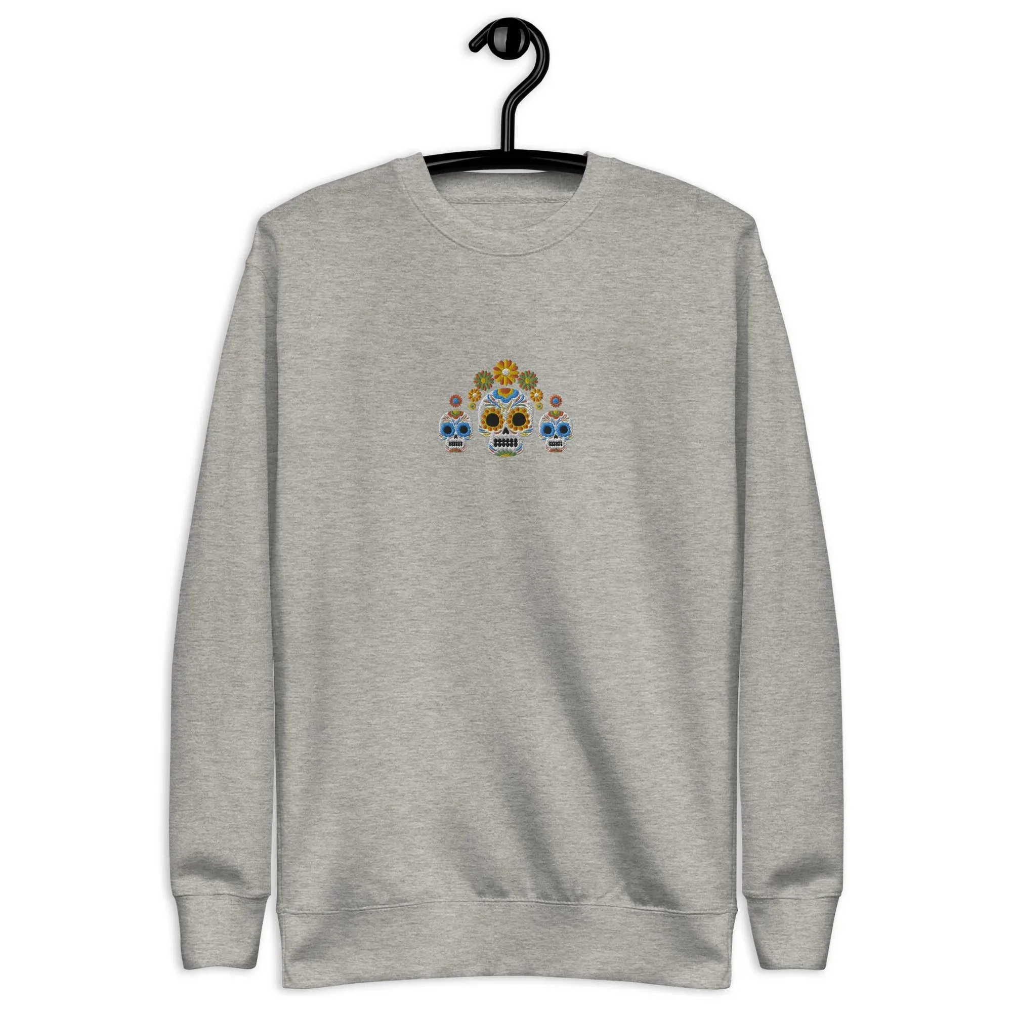 Mexican Day of the Dead Sweatshirt - Embroidered