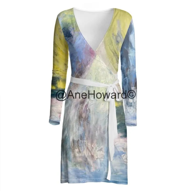 Midi Wrap Dress Into the Light