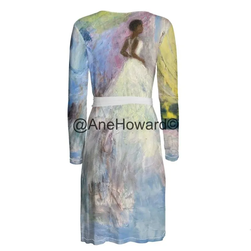 Midi Wrap Dress Into the Light