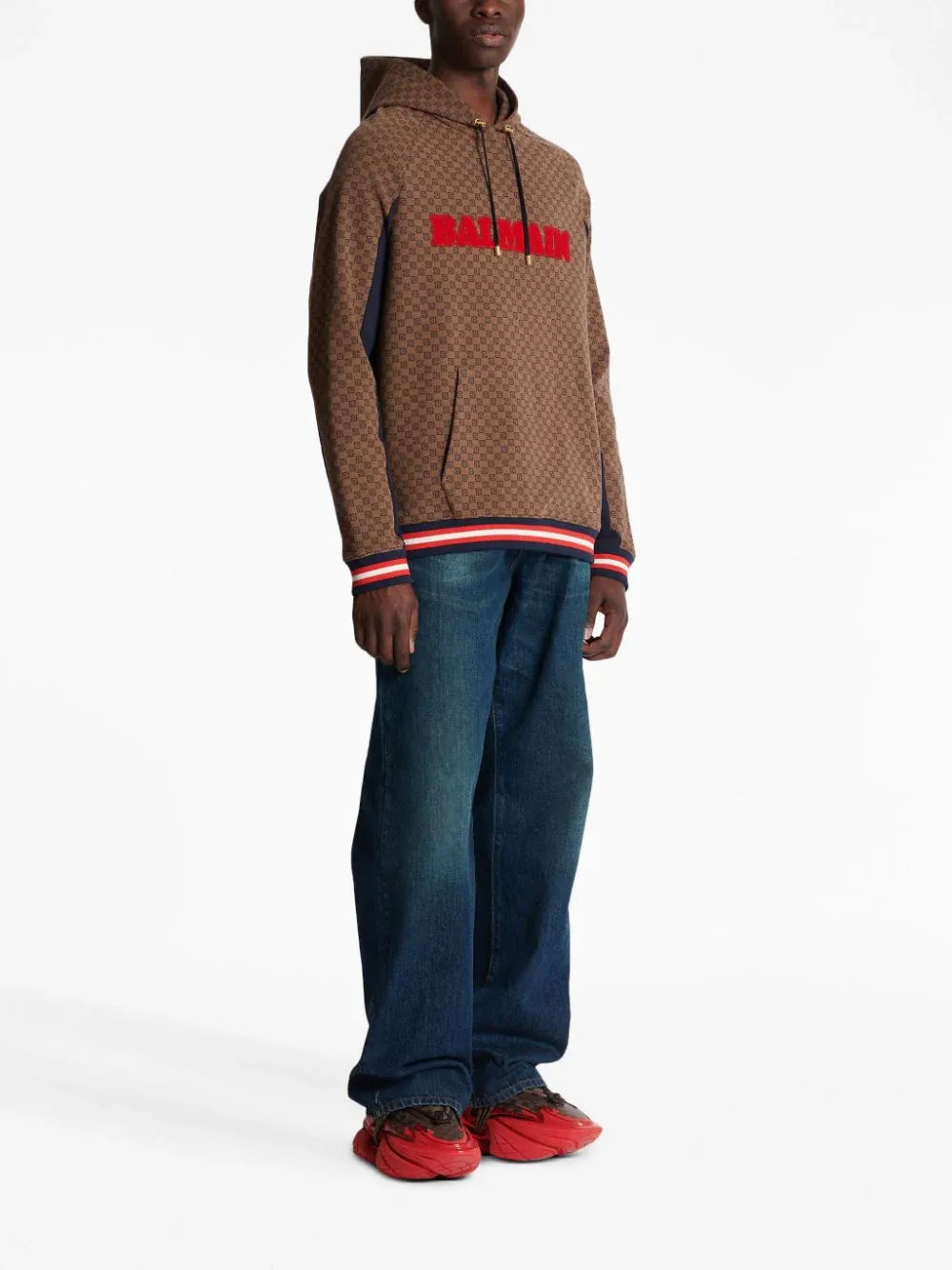 Mini Monogram Retro Balmain Sweatshirt