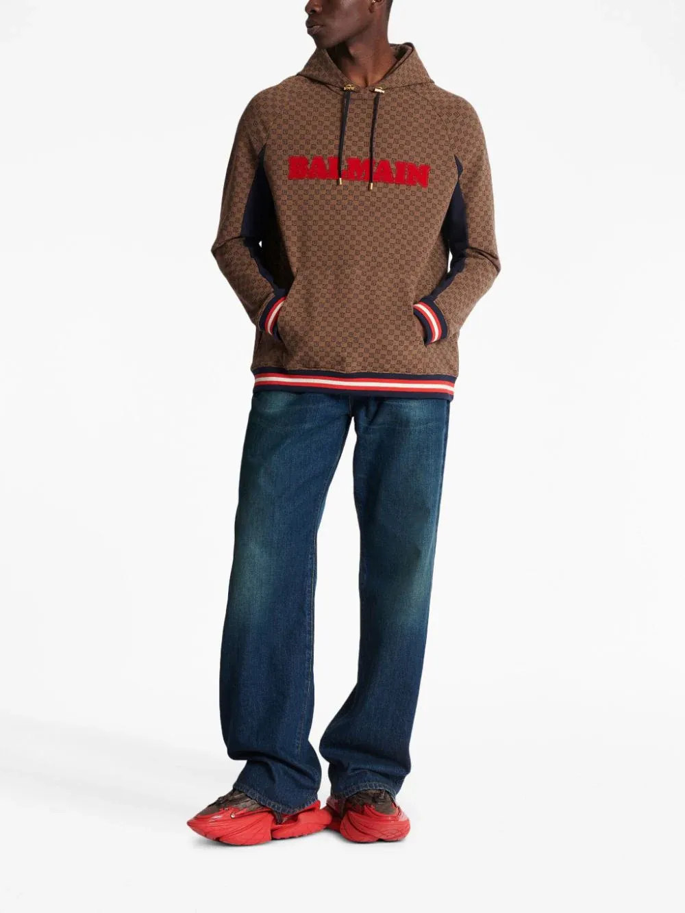 Mini Monogram Retro Balmain Sweatshirt