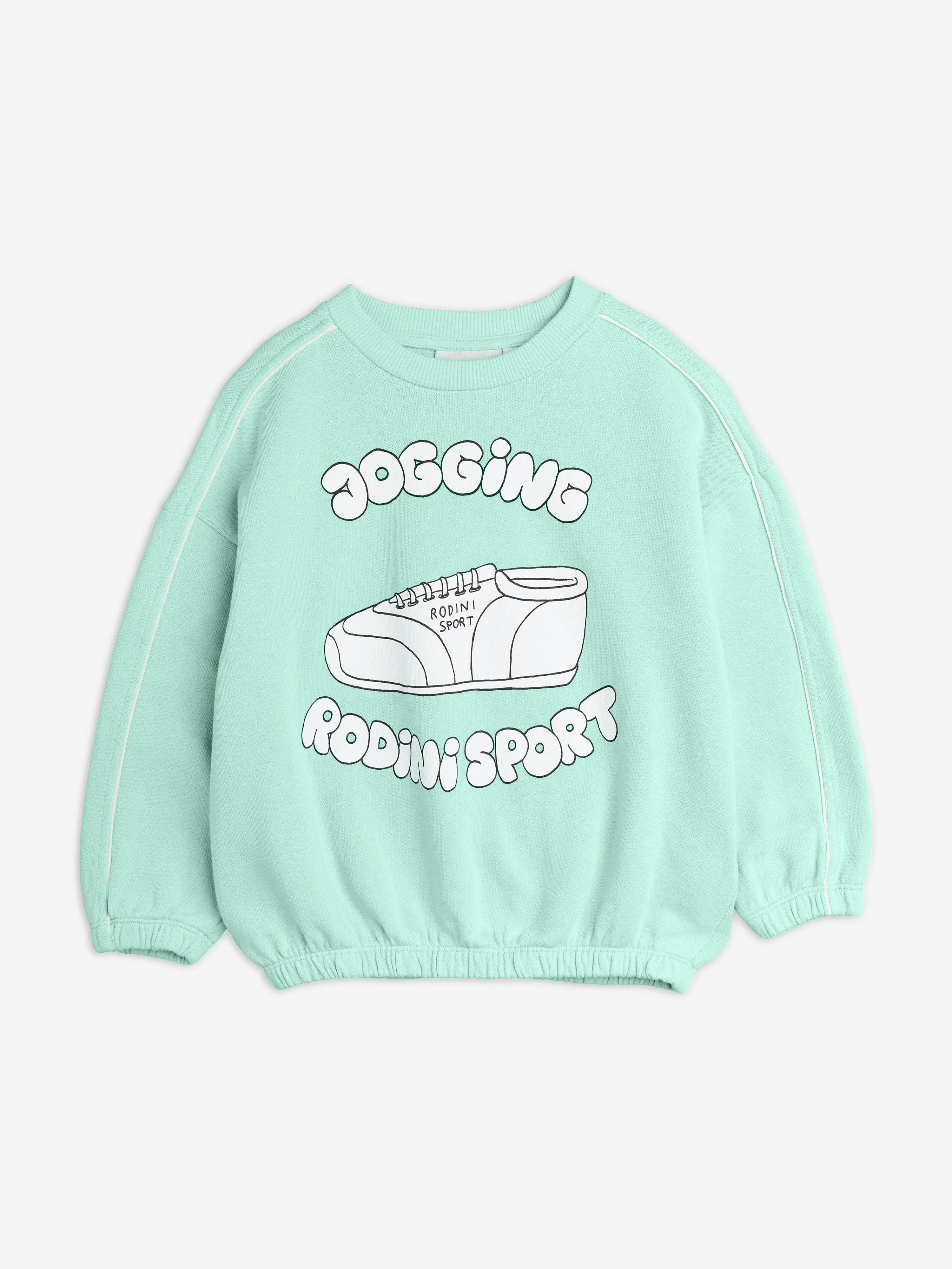 Mini Rodini Kids Jogging Sweatshirt in Green