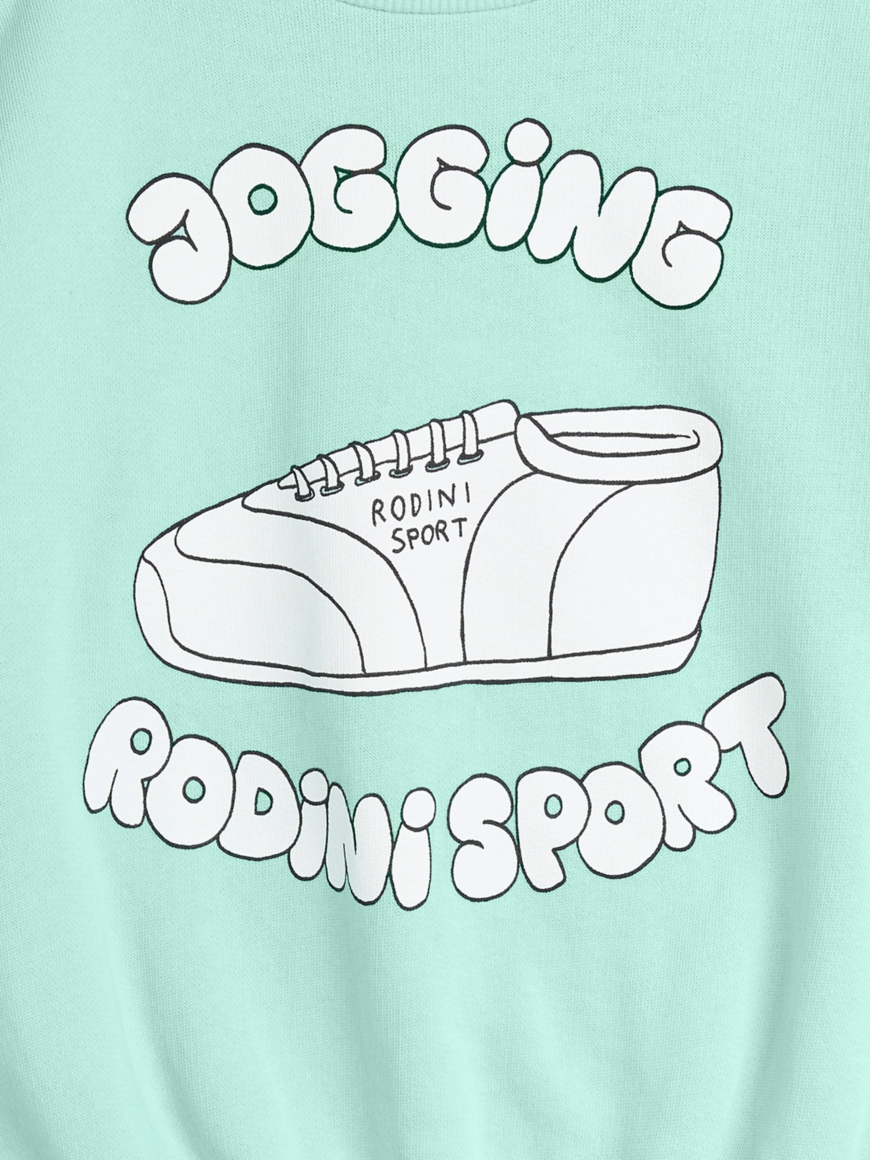 Mini Rodini Kids Jogging Sweatshirt in Green