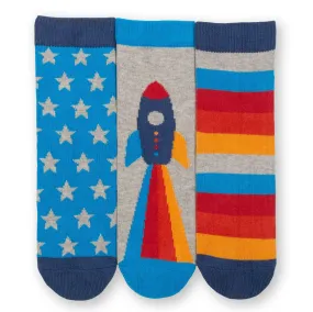 Moon mission socks: Size 6-12M