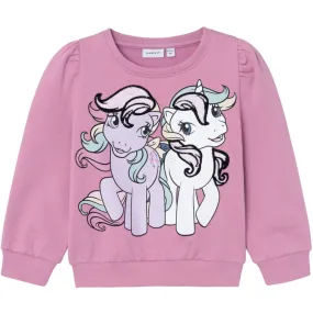 Name It Mauve Orchid Sine My Little Pony Crewneck