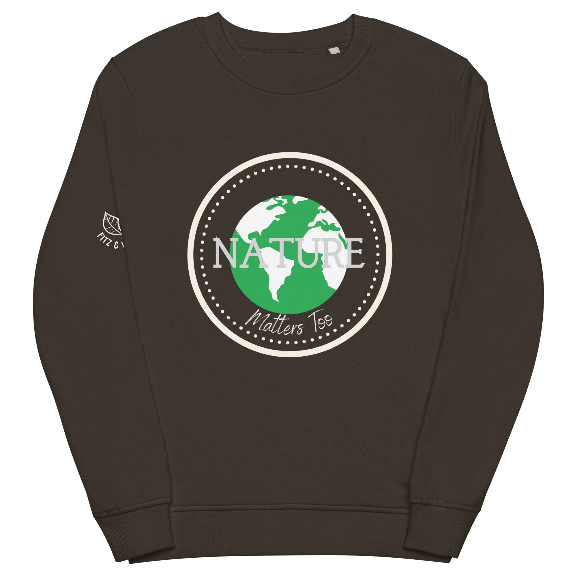 Nature Matters too, Unisex organic sweatshirt
