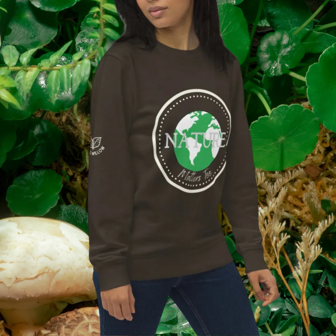 Nature Matters too, Unisex organic sweatshirt