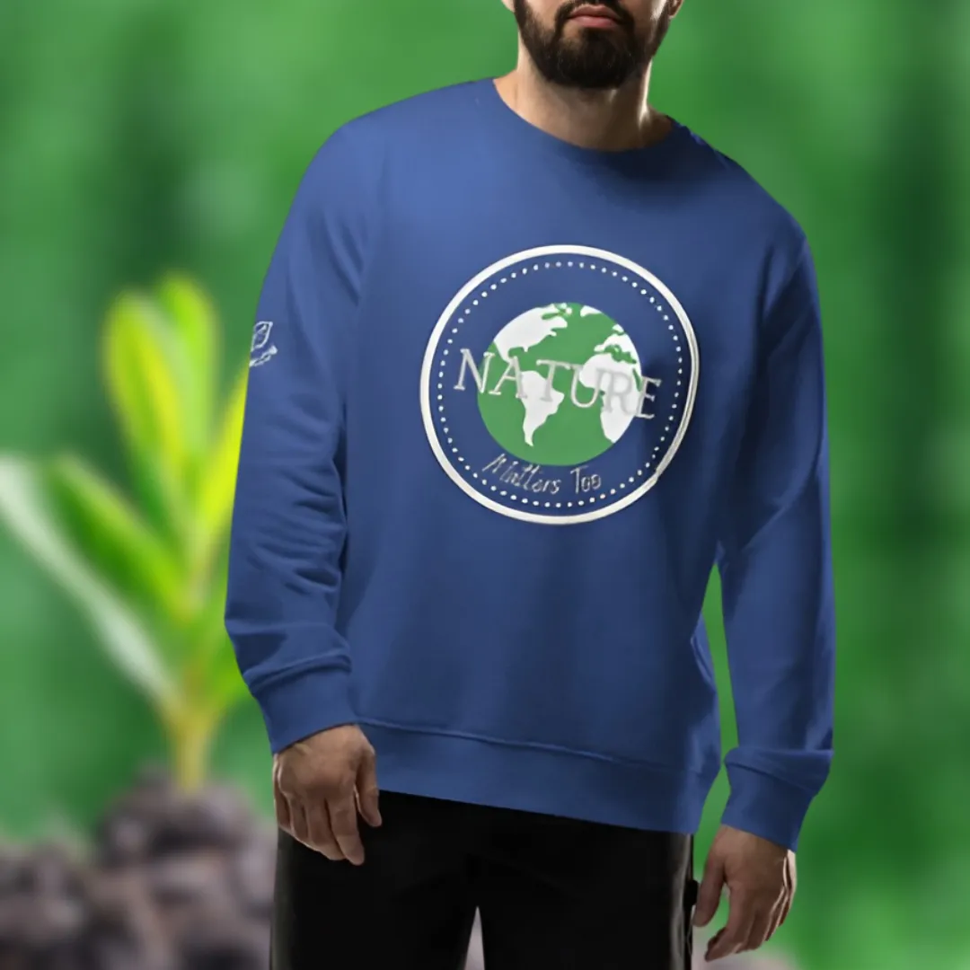 Nature Matters too, Unisex organic sweatshirt